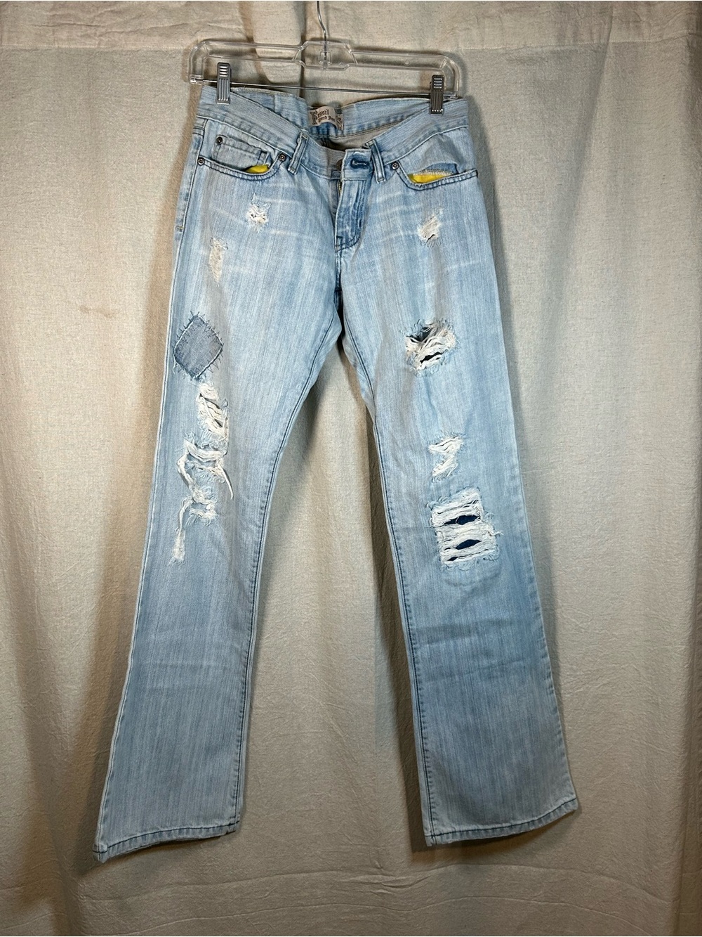 Vintage Fossil Light Blue Distressed Jeans